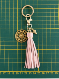Tassenhanger Zeeuwse Knoop en wulkschelp roze