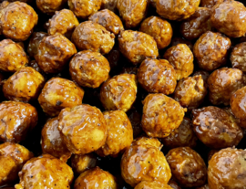 Kipgehaktballetjes - teriyaki