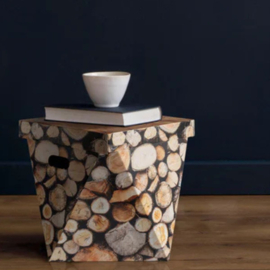 Dutch Design basket Houtblokken opbergdoos