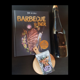 Barbecue & Bier Kookboek pakket met Fourchette