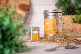Veerkracht - Theeblikje met 15 gram  kruidenmelange (Tante Tee)