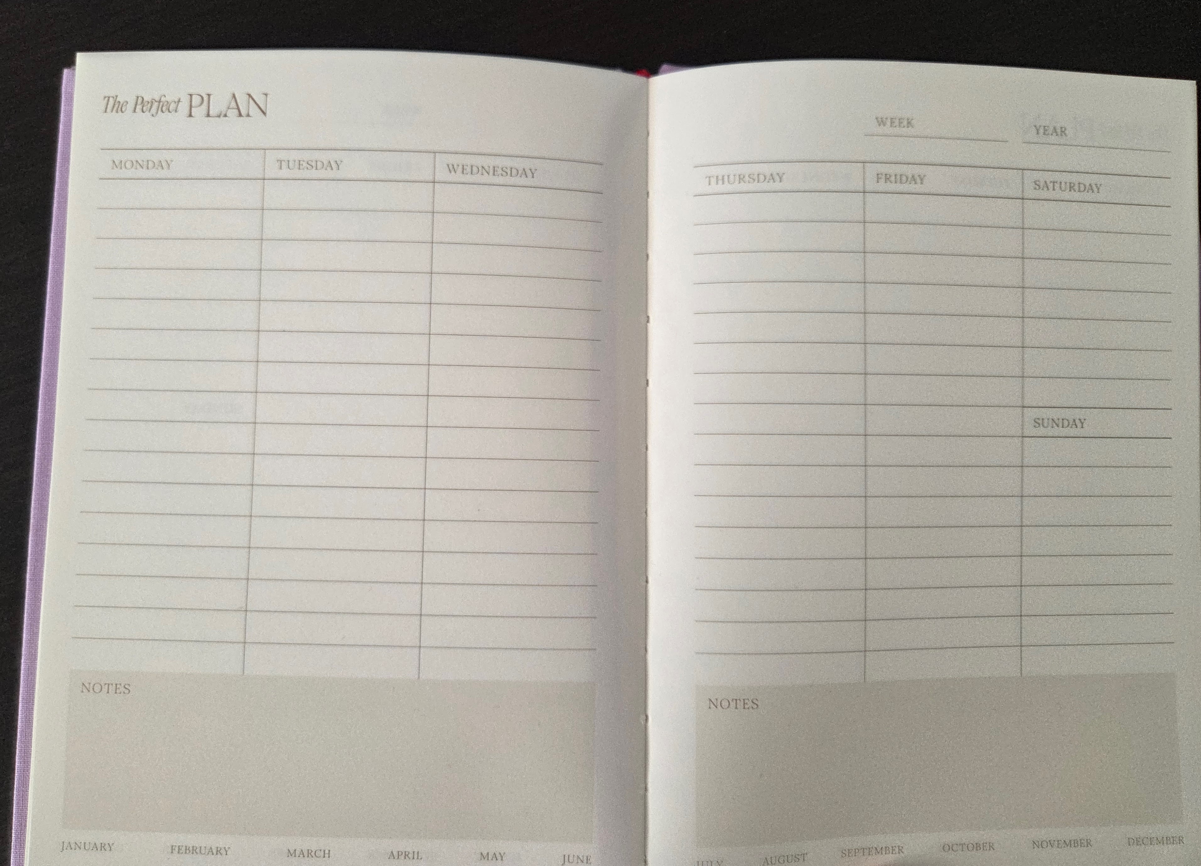 Weekplanner Perfect Plan