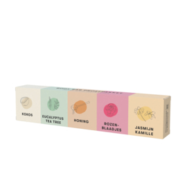 Mini bodybars (shampoobars) plasticvrij