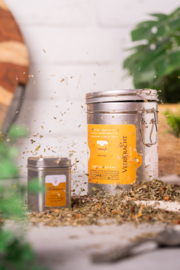 Veerkracht - Theeblikje met 15 gram  kruidenmelange (Tante Tee)
