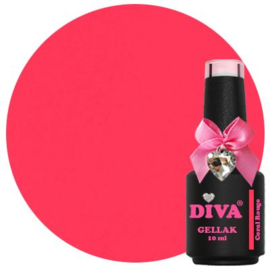 DIVA Gellak Coral No.5 Collection 4x 10 ml # met gratis Colorpop Stickers