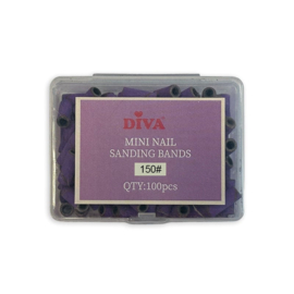 Mini Nail Sanding Bands for Small Mandrel Bit 3mm - 100 pcs - 150#