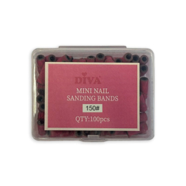 Mini Nail Sanding Bands for Small Mandrel Bit 3mm - 100 pcs - 150#