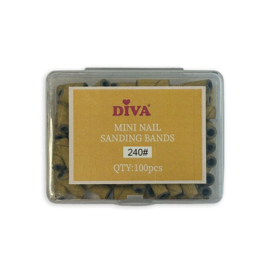 Mini Nail Sanding Bands for Small Mandrel Bit 3mm - 100 pcs - 240#