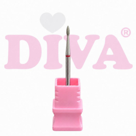 DIVA Diamond Freesbit Long Flame Red – Fine 6