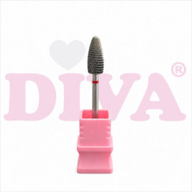 DIVA® Carbide Freesbit Conisch Afgerond – Rood | Fijn