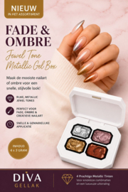 DIVA Fade en Ombre Jeweltone Metallic Gel Box