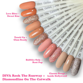 DIVA Gellak Rock The Runway Collection 4x 10 ml