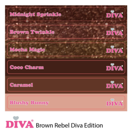 DIVA Colorpop Stickers Brown Rebel Diva Edition