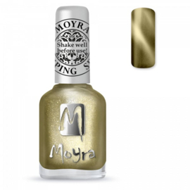 Moyra Stamping Nail Polish Cat Eye Magnetic Gold sp31