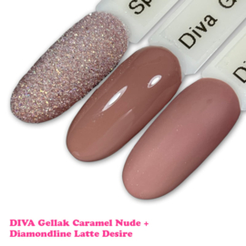 DIVA Gellak Caramel Nude 10 ml