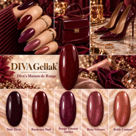 DIVA Gellak Rouge Passion Atelier 10 ml