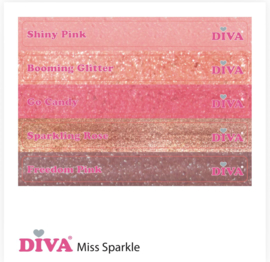 DIVA Gellak Miss Sparkle Collection 5x 10 ml #C - met gratis Colorpop Stickers