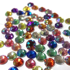 Strass stones color 6 maten in een bo