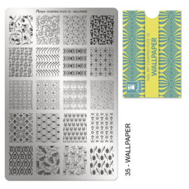 Moyra Stamping Plaat 35 Walpaper