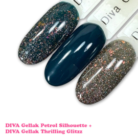 DIVA Gellak Petrol Silhouette 10 ml