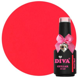 DIVA Gellak Coral No.5 Collection 4x 10 ml # met gratis Colorpop Stickers