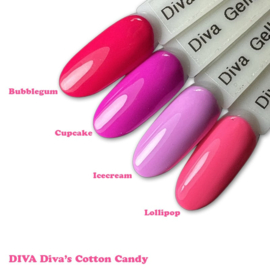 DIVA Gellak Diva's Cotton Candy Collection 4x 10 ml