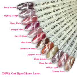 DIVA Gellak Glaze Love Cat Eye Collection 2   6x 10 ml
