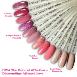 DIVA Gellak The Color of Affection Collection 4x 10 ml