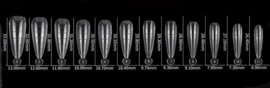 DIVA Dual Form Nail System Salon Almond in Tipbox 120 pcs