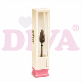 De DIVA® Carbide Freesbit Conisch Afgerond – Groen is grof