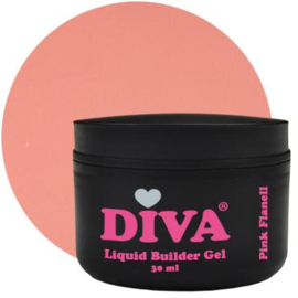 DIVA Liquid Builder Gel Pink Flanell 30 ml