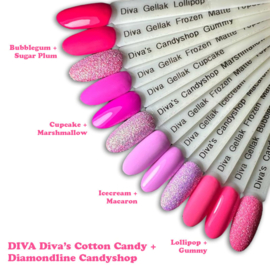 DIVA Gellak Diva's Cotton Candy Collection 4x 10 ml