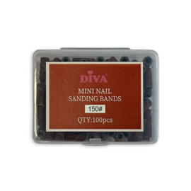 Mini Nail Sanding Bands for Small Mandrel Bit 3mm - 100 pcs - 150#