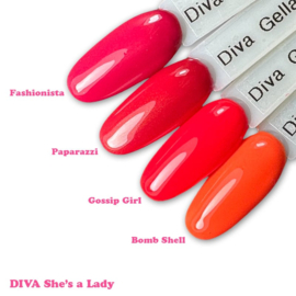 DIVA Gellak She's a Lady Collection 4x 10 ml