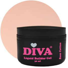 DIVA Liquid Builder Gel Rose Cotton 15 ml