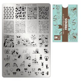 Moyra Stamping Plaat 51 Friends