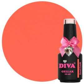 DIVA Gellak Coral No.5 Collection 4x 10 ml # met gratis Colorpop Stickers