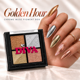 DIVA Golden Hour Pigment Box No. 2 - 4 Kleuren
