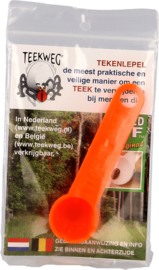 Teekweg Tekenlepel per stuk