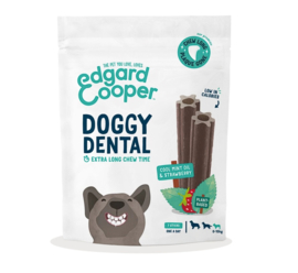 Edgard & Cooper Doggy Dental Munt & Aardbei S per 7 stuks