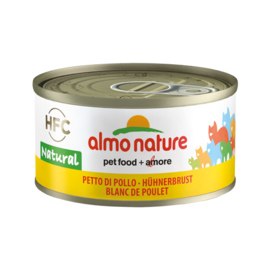 Almo Nature Catfood Kippenborst blik 70 gram