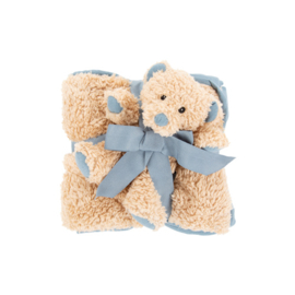 Scruff's Cozy Blanket en Toy Gift set Blauw