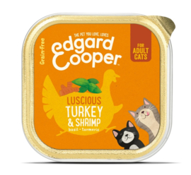 Edgard & Cooper Cat Kalkoen en Garnaal 85 gram