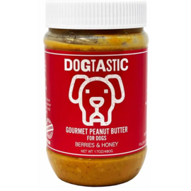 Dogtastic Pindakaas Bessen & Honing Pot 480 gram