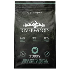 Riverwood Puppy Kalkoen - Eend - Fazant 2 kilo