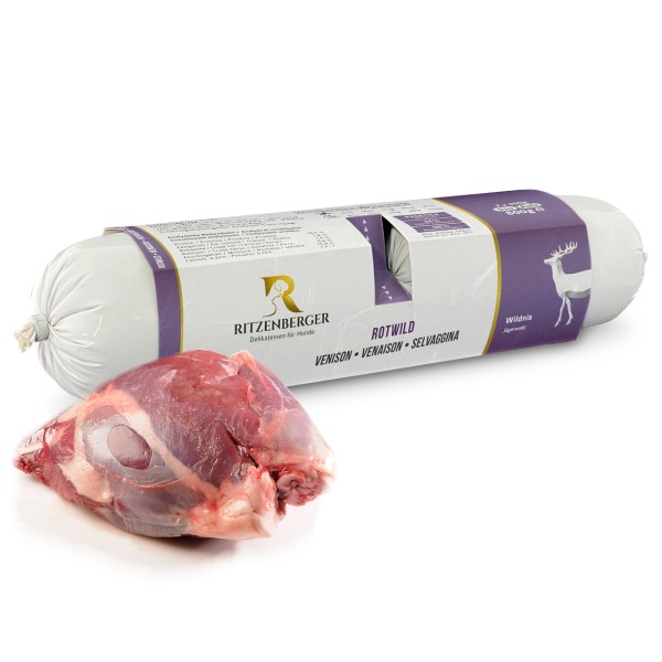 Ritzenberger Edelhert met paddenstoel & bessen  2 x 400 gram