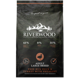 Riverwood Adult Large Breed Kalkoen - Eend - Fazant 12 kilo