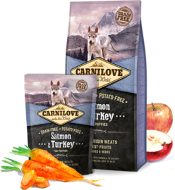 Carnilove Zalm en Kalkoen Puppy 1,5 kilo