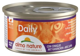 Almo Nature Catfood Daily Menu Konijn 85 gram