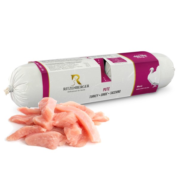Ritzenberger Kalkoen met zoete aardappel & courgette 2 x 400 gram